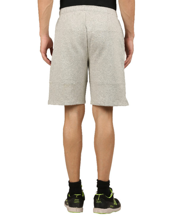 Vakum Men Plain Grey Solid Shorts