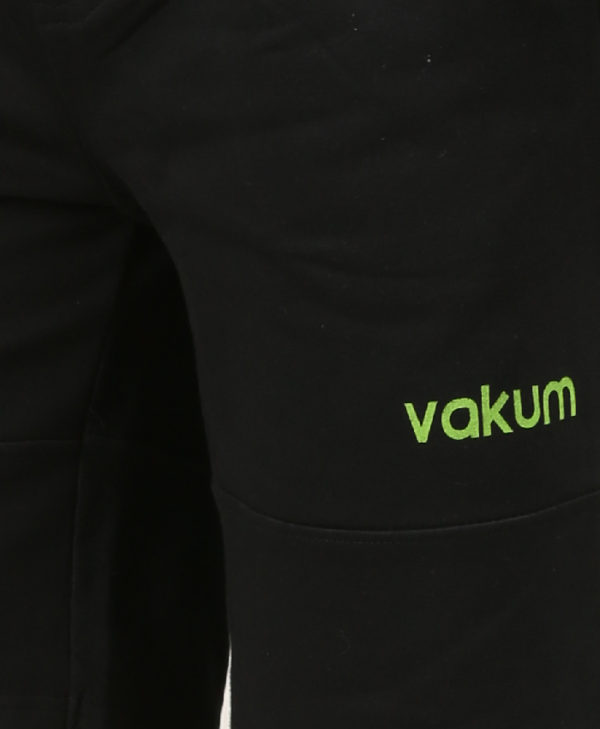 Vakum Men Plain Black Solid Shorts