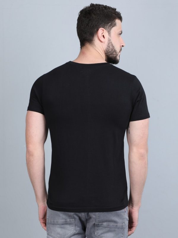 Vakum Round Neck Black T Shirt