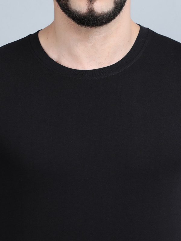 Vakum Round Neck Black T Shirt