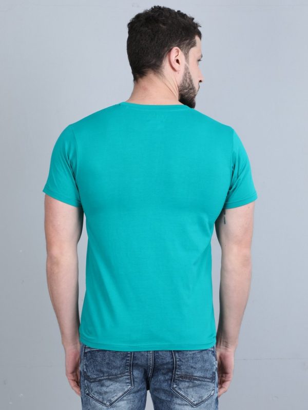 Vakum Round Neck Mint Blue T Shirt