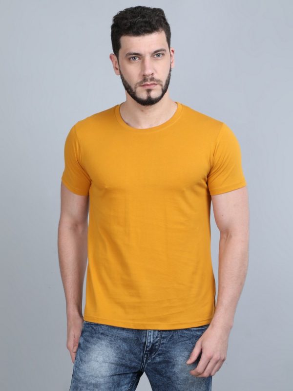 Vakum Round Neck Mari Gold T Shirt