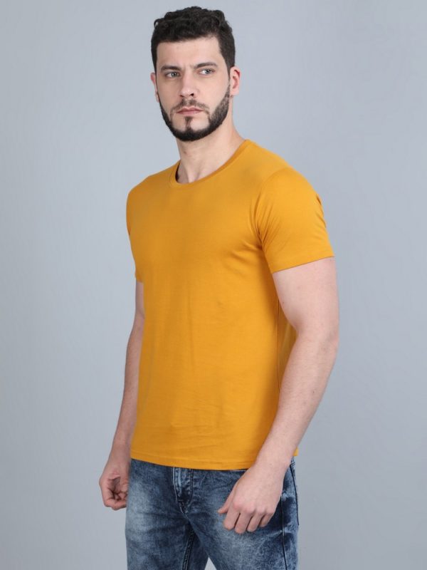 Vakum Round Neck Mari Gold T Shirt