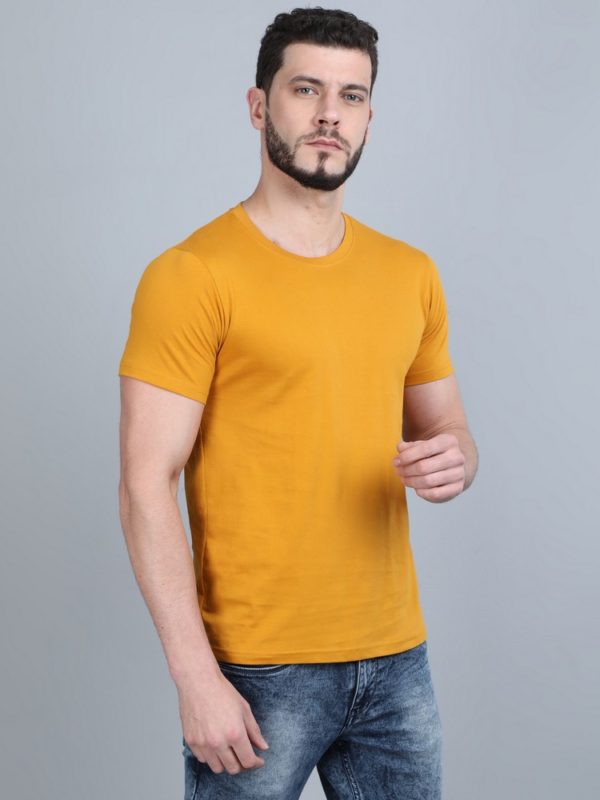 Vakum Round Neck Mari Gold T Shirt