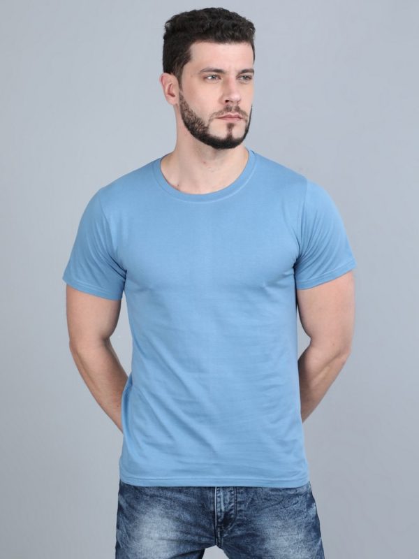 Vakum Round Neck Cobalt Blue T Shirt