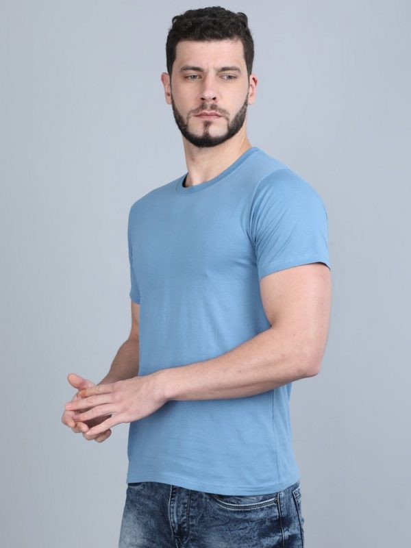 Vakum Round Neck Cobalt Blue T Shirt