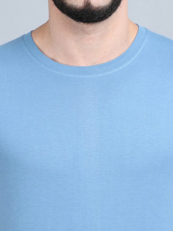 Vakum Round Neck Cobalt Blue T Shirt