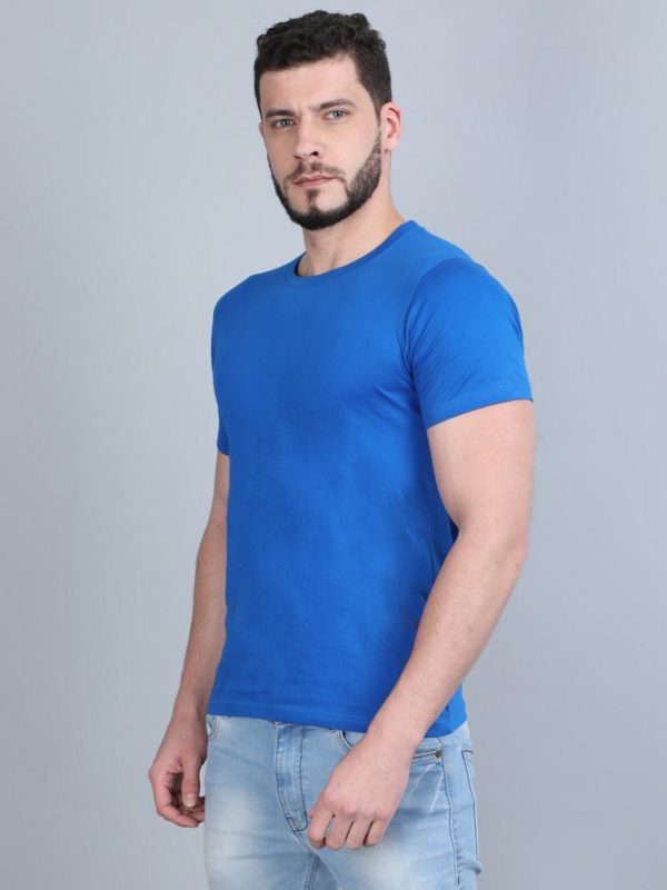 Vakum Round Neck Imperail Blue T Shirt