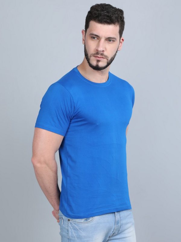 Vakum Round Neck Imperail Blue T Shirt