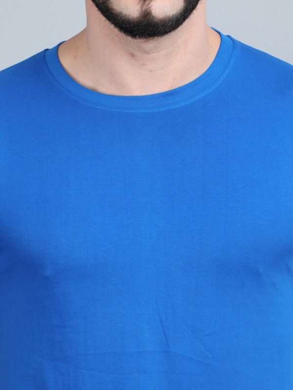 Vakum Round Neck Imperail Blue T Shirt