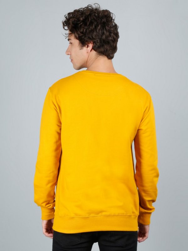 Vakum Round Neck Mustard SWEAT SHIRT