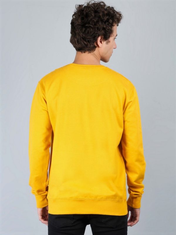 Vakum Round Neck Mustard SWEAT SHIRT