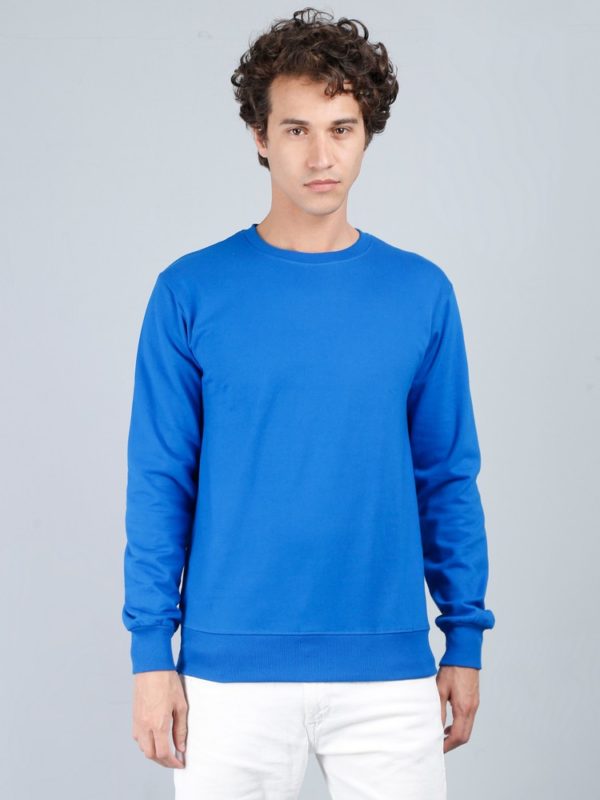 Vakum Round Neck Royal Blue SWEAT SHIRT