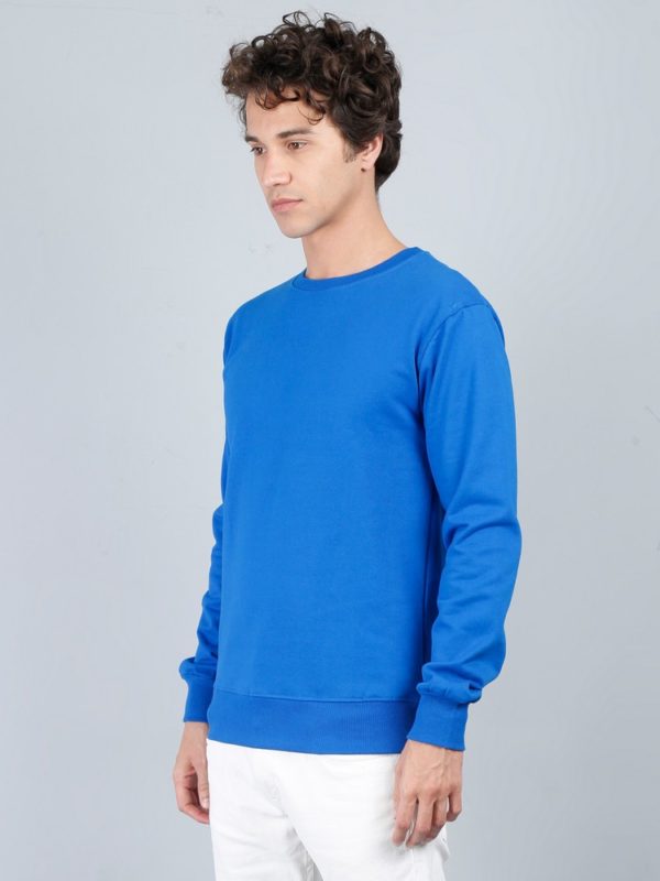 Vakum Round Neck Royal Blue SWEAT SHIRT