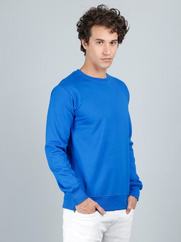 Vakum Round Neck Royal Blue SWEAT SHIRT