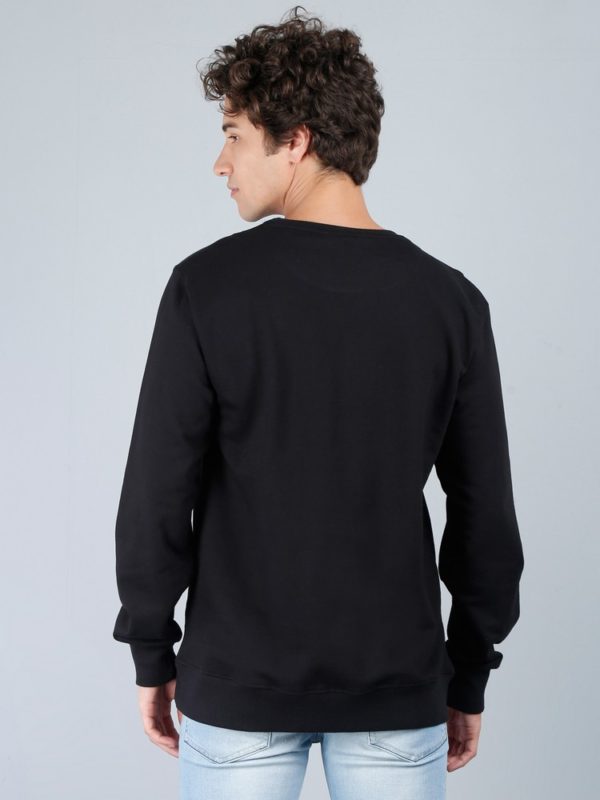 Vakum Round Neck Black SWEAT SHIRT