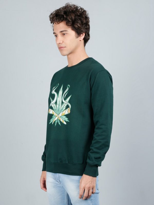 Vakum Round Neck Bottle Green SWEAT SHIRT