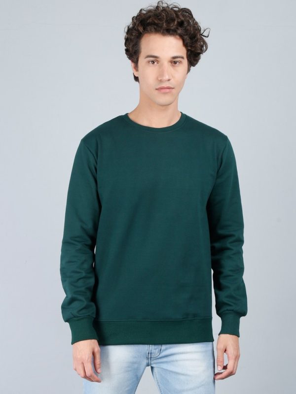 Vakum Round Neck Bottle Green SWEAT SHIRT