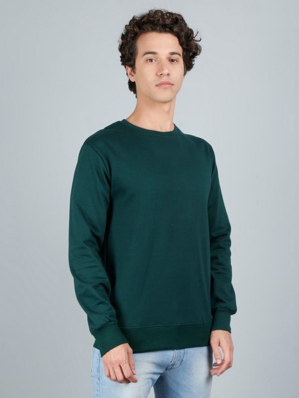 Vakum Round Neck Bottle Green SWEAT SHIRT